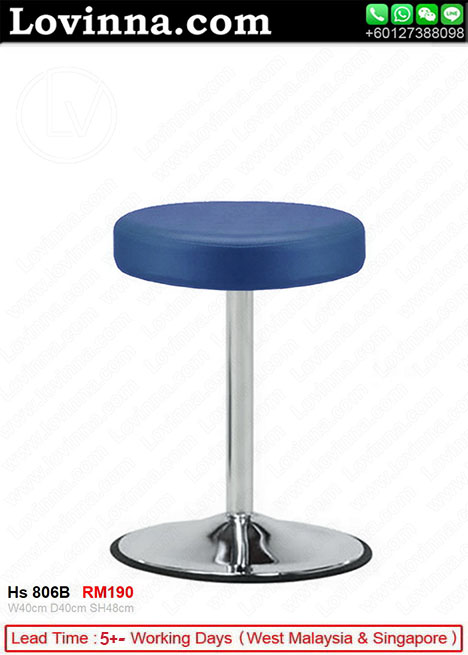 chrome counter height stools