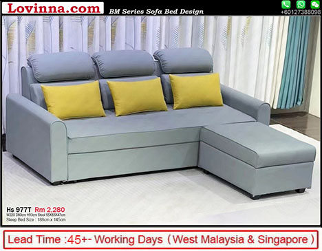 L shape sofa bed