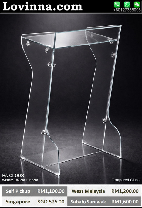 acrylic rostrum suitable for event and forum