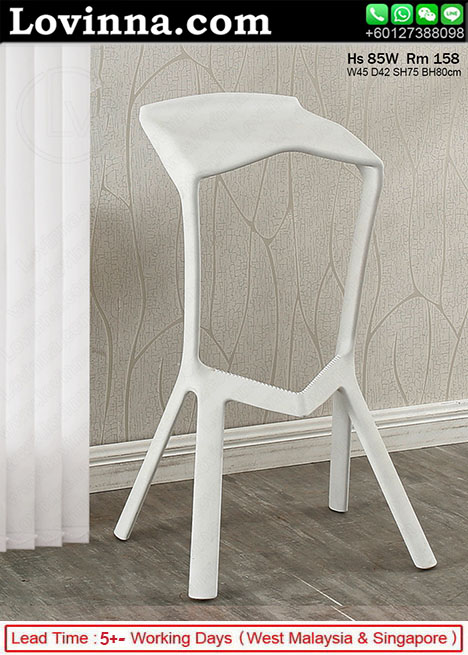 white bar stools