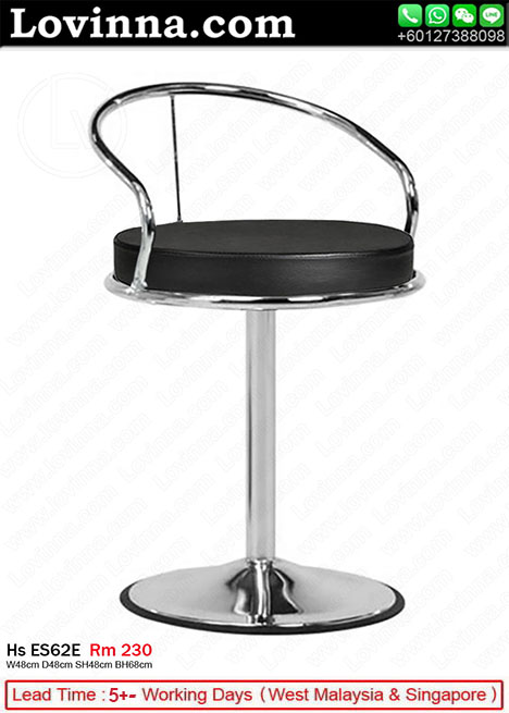 chrome counter stools