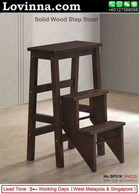 stool with step