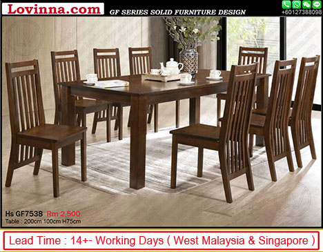 wooden dining set