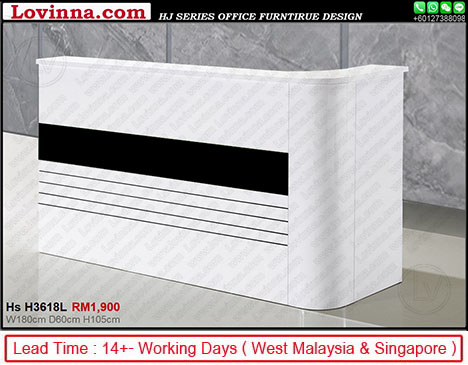 reception table design for office