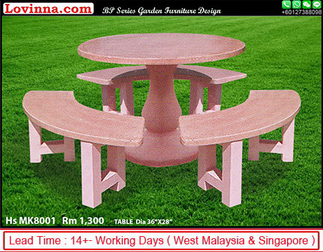 concrete look dining table 