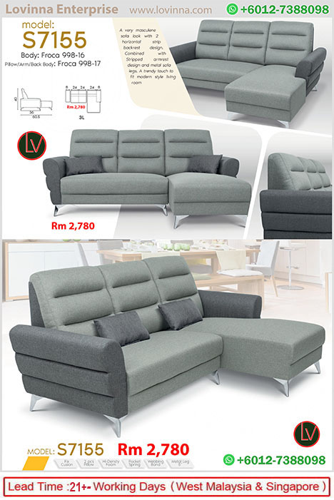 L-shaped sofa
