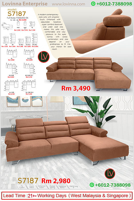Home decor fabric sofa