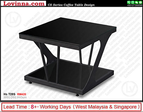 black color coffee table 