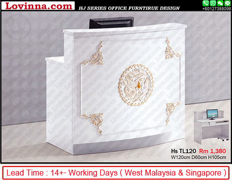 marble reception table