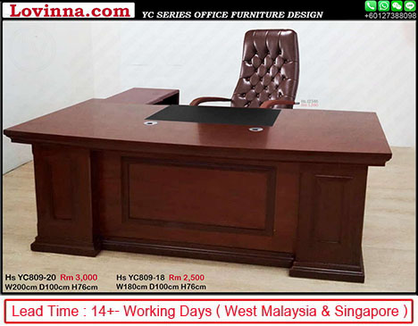 Classical office table, Traditional director desk