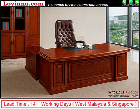 Unique design director desk, Classic directorial ensemble