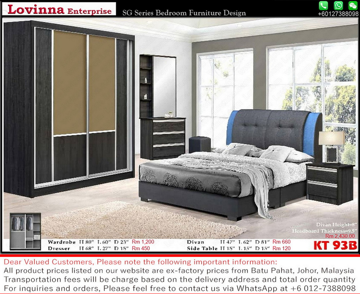 rental unit bedroom set  