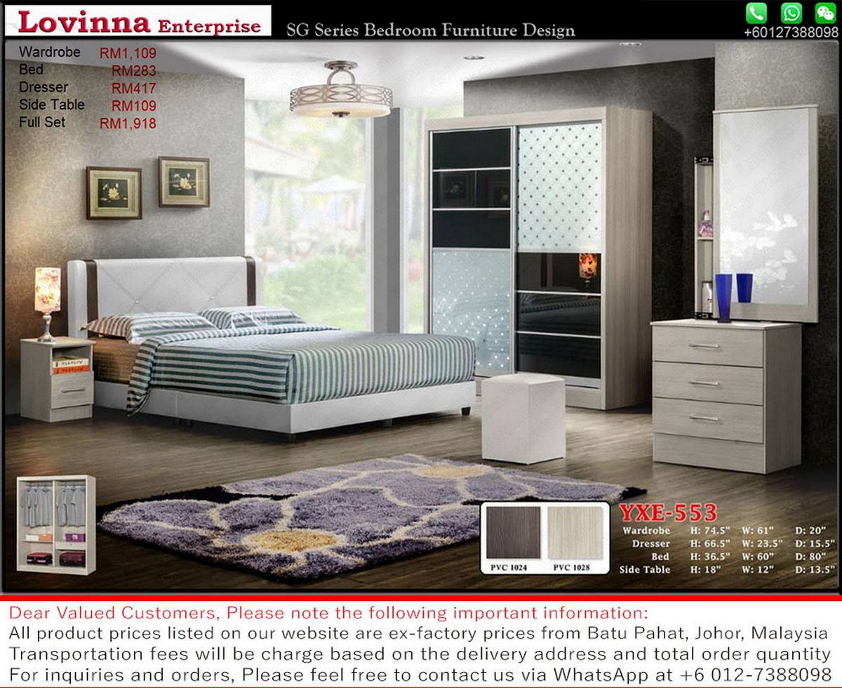 platform bed bedroom set  