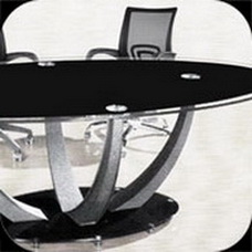 glass conference table