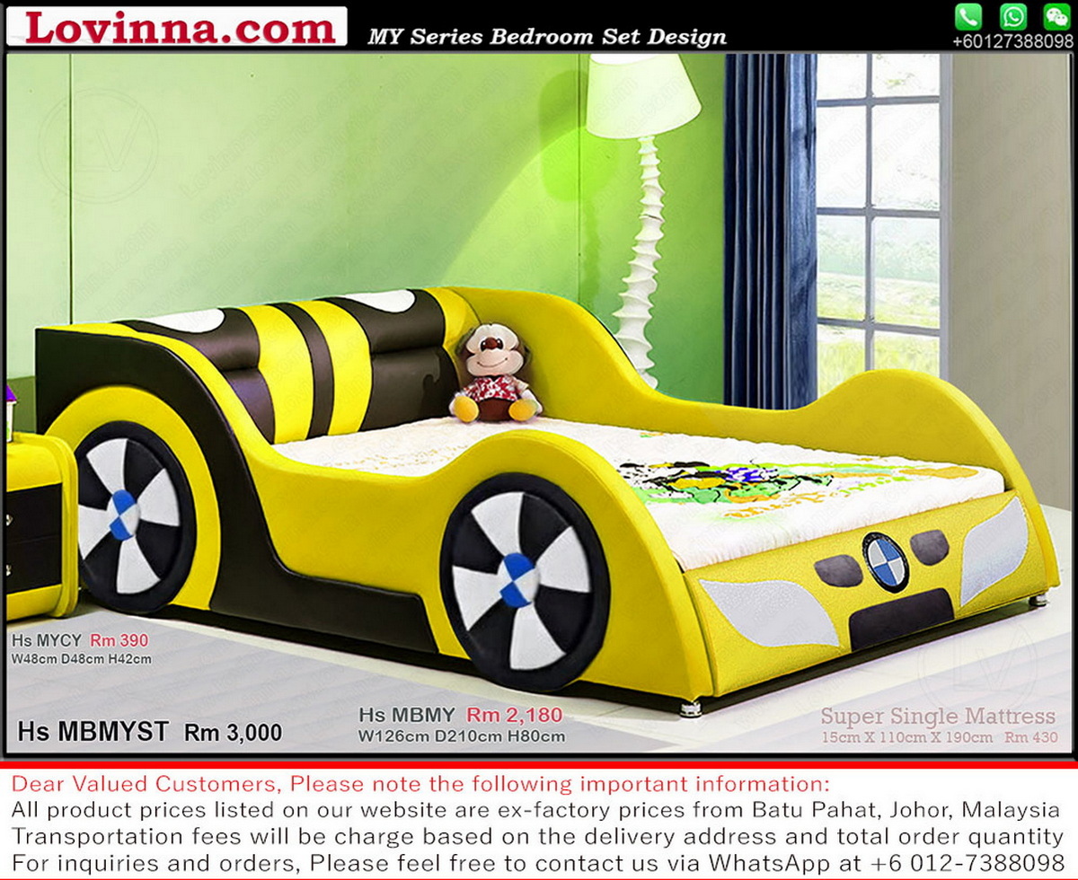 kids calm tone bedroom set  