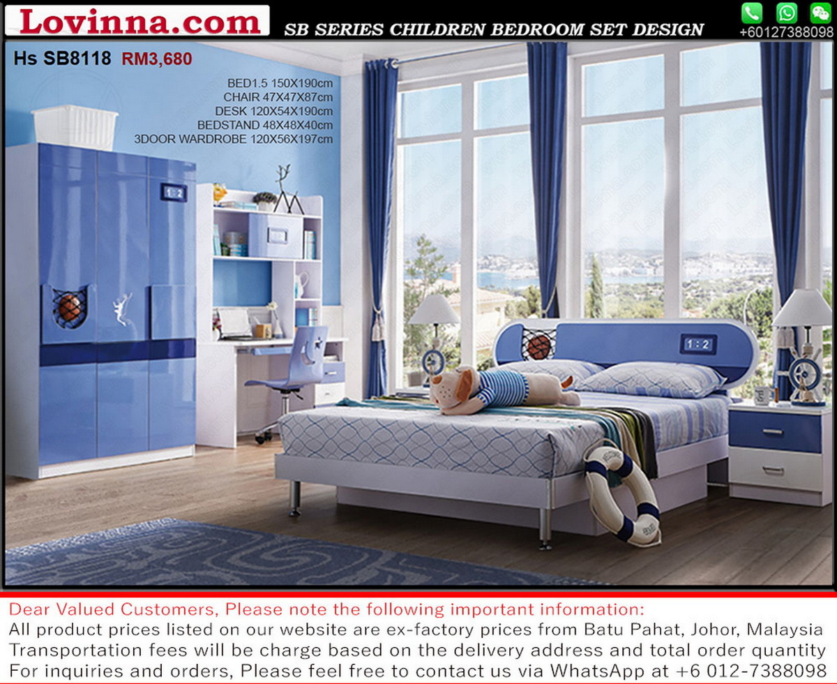 kids coordinated bedroom set  