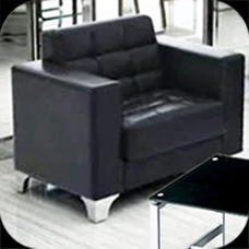 Pu office sofa