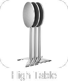 Aluminum Table,High Round Table