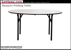 Folding Table in round