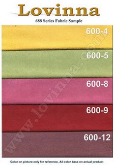 Lovinna Fabric Sofa, Cafe Sofa, Color Card