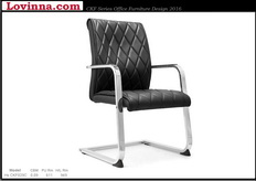 black leather computer chair
