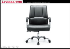 black leather executive chair