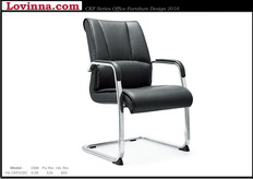 black leather office chair