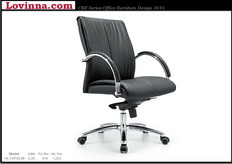 black leather office chair