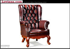 antique leather office chair