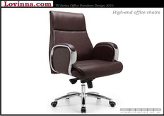 high back desk chair leather