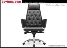 high back leather desk chair