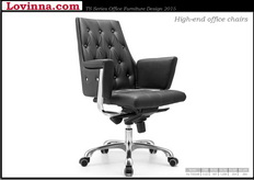 high back leather office chair