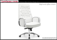 high back office chair leather