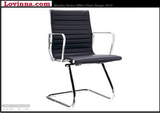 modern black office chair