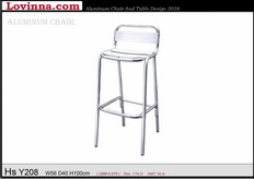 Lovinna High Aluminum Chair Batu Pahat