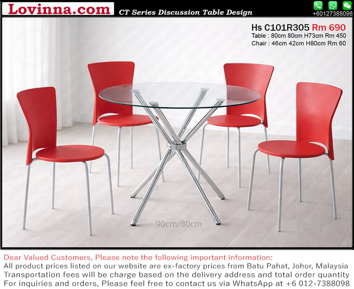 Elegant discussion table placed in a premium office interior enhancing overall visual appeal