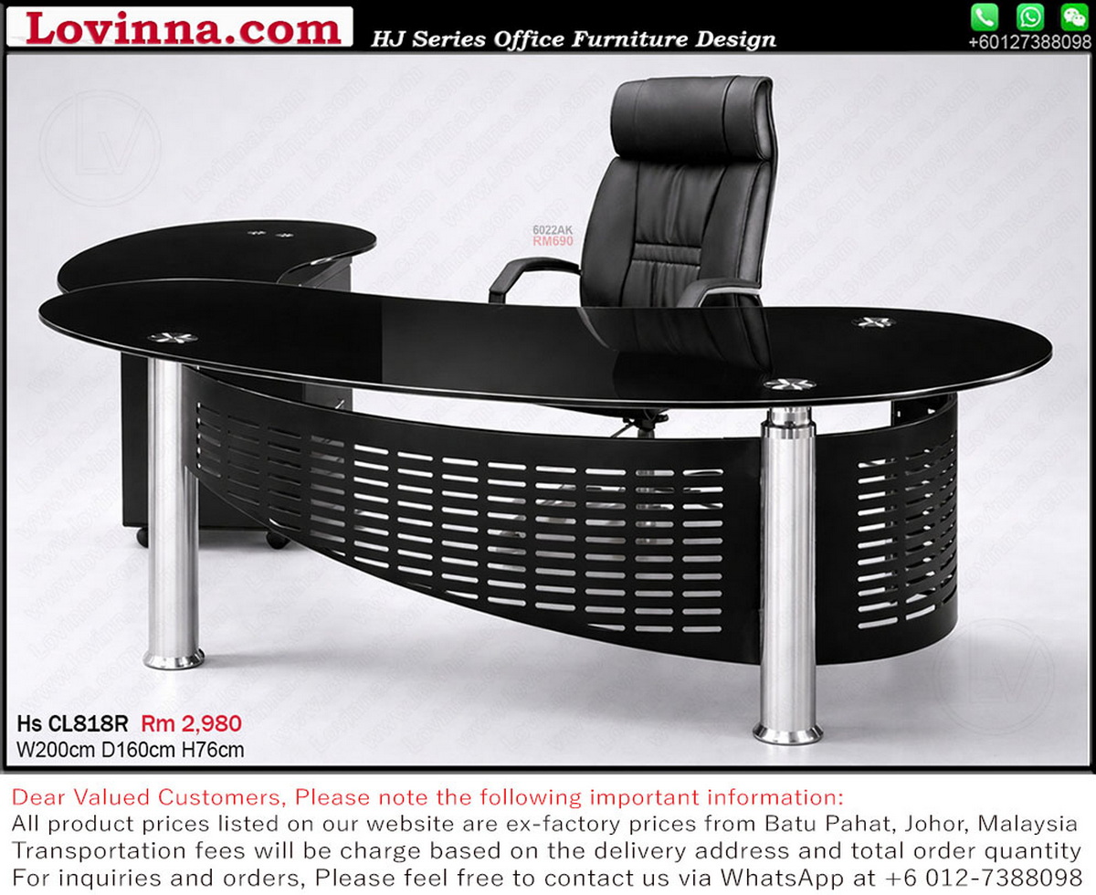 modern workstation with storage cabinet