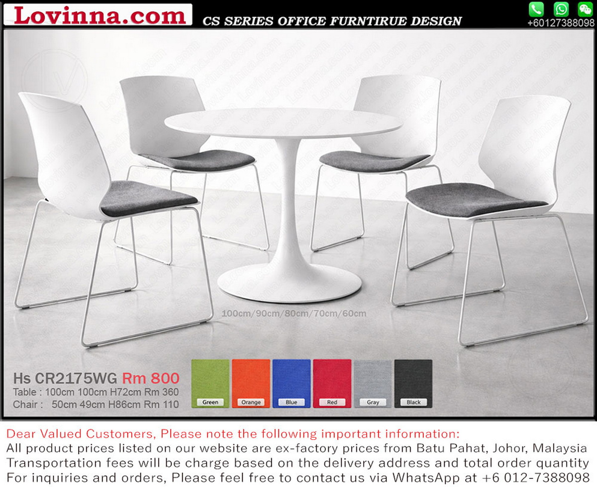 Modern discussion table in a sophisticated workspace offering a harmonious and comfortable environment