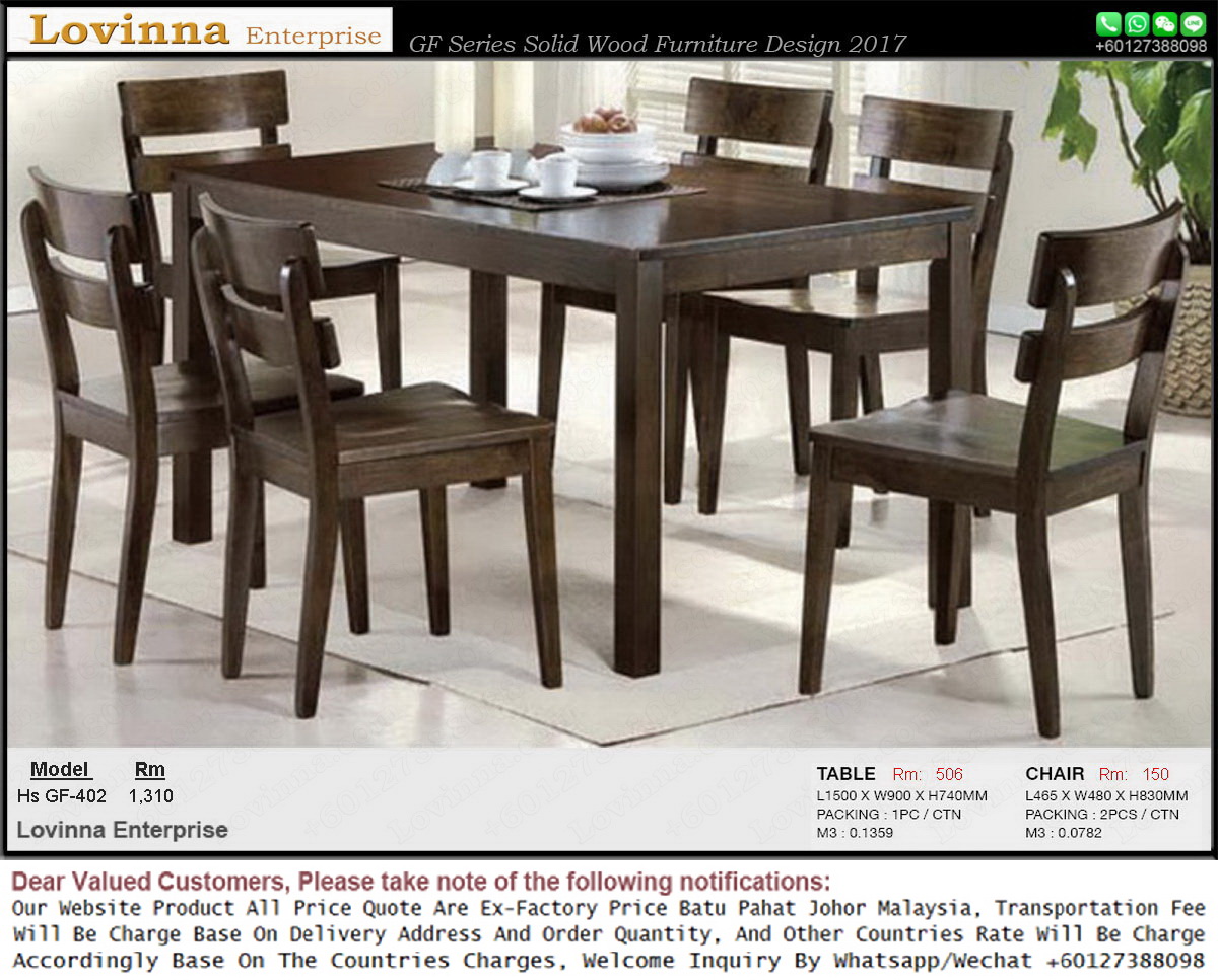 Lovinna Wooden Dining Set