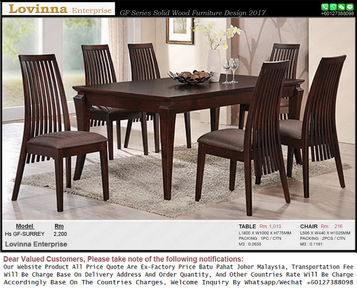 Lovinna Wooden Dining Set