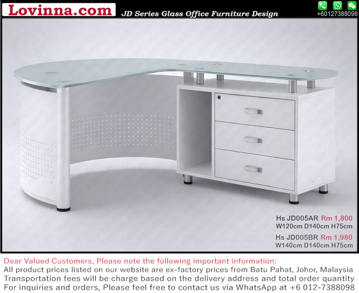 designer office desk minimalist style