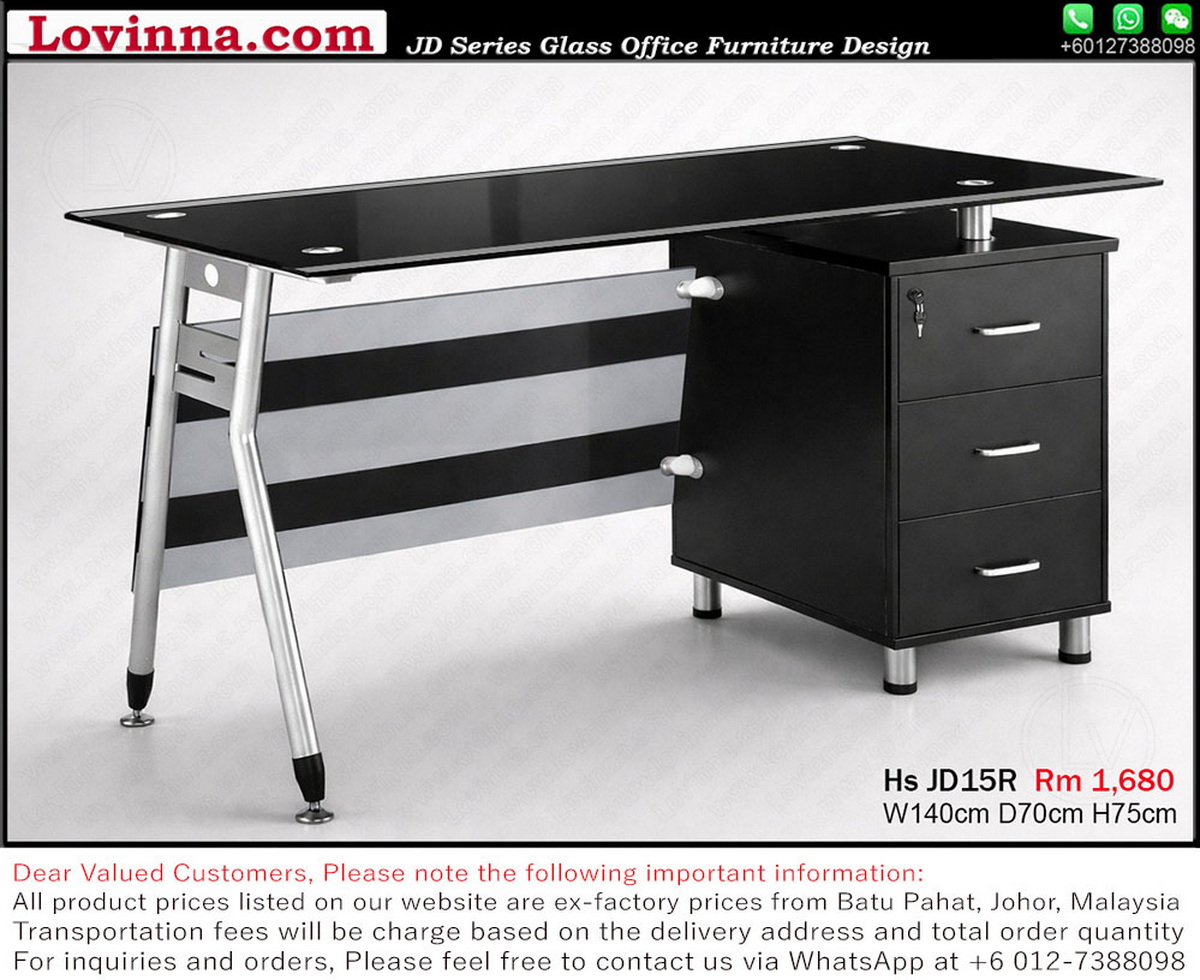 modern office desk with elegant lines