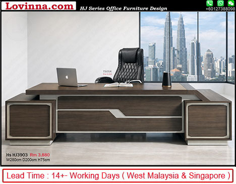 premium office desk with elegant form