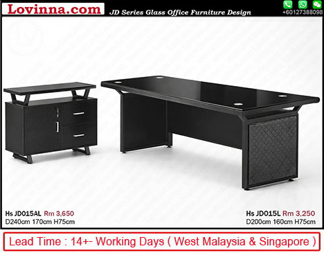 modern executive desk black finish