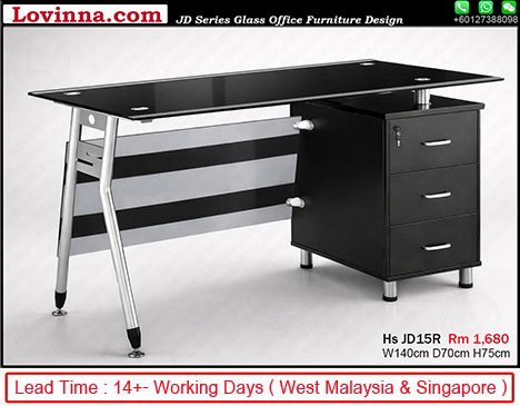 modern office desk with elegant lines