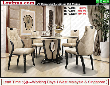 Lovinna Dining Set Marble Series Lovinna Dining Set Marble Series, Chinese Round Table Furniture Set In Karachi