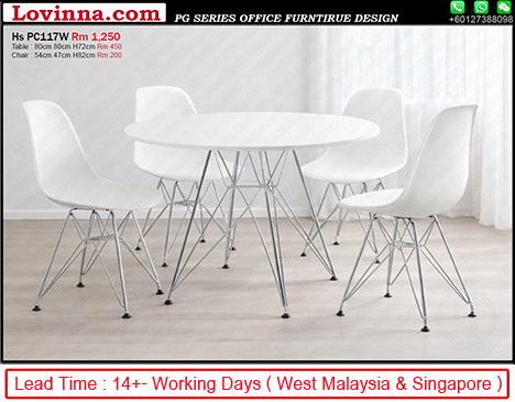 minimalist discussion table