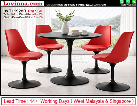 premium discussion table with modern chairs