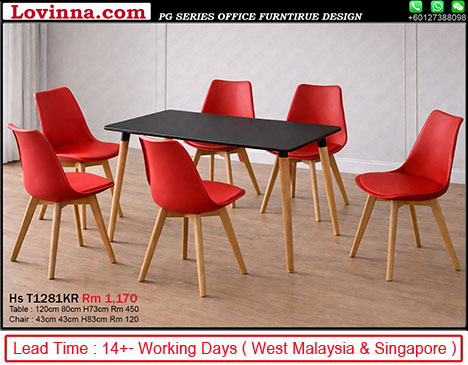round discussion table with office seating