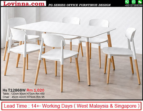 square office table with upholstered seating